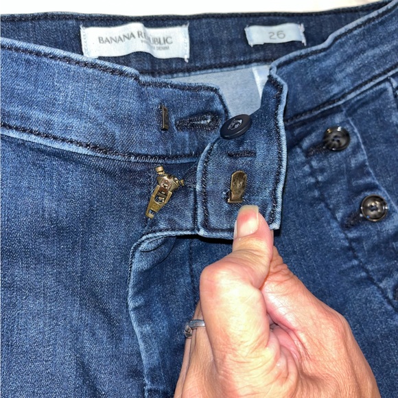 Banana Republic Premium Denim Sailor Flare Jeans - Picture 6 of 14